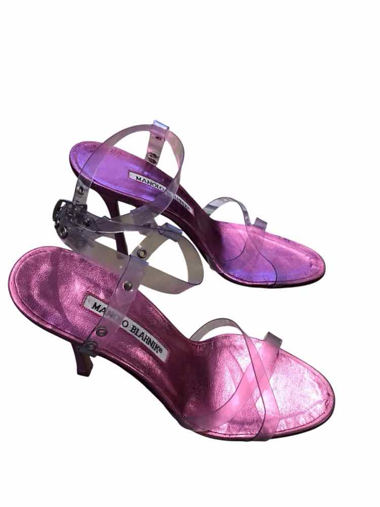 Manolo Blahnik Metallic Pink Size 36 Shoes – Swap Boutique