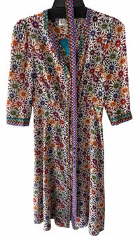 Saloni White Multi Size 2 Dress