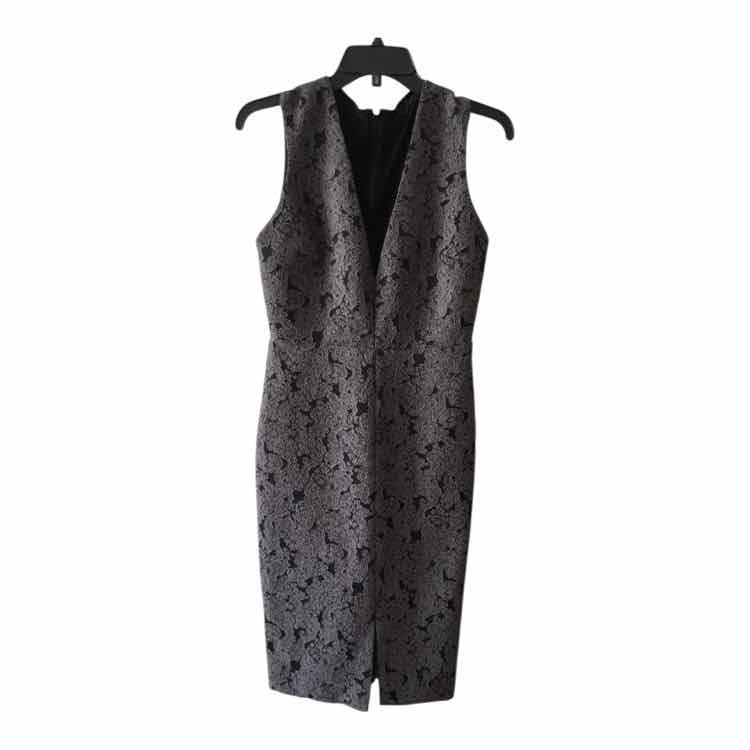 alice + olivia Grey and Black Size 6 Dress