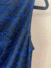 ABS Blue and Black Size L Dress