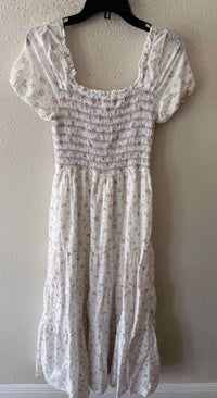 Storia White Multi Size L Dress