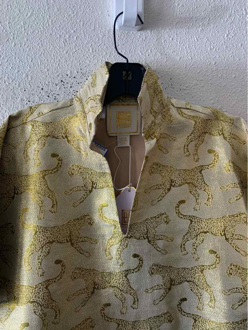 Emily McCarthy Gold Size XXS Dress