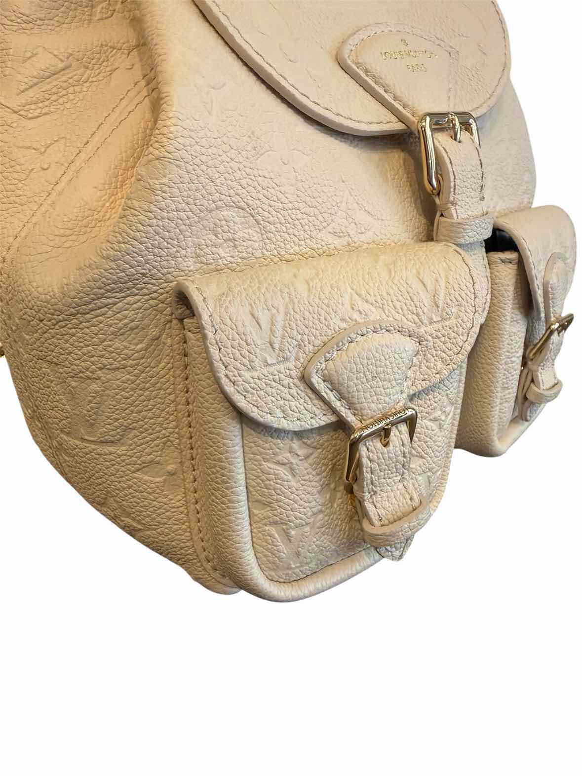 Louis Vuitton Backup Backpack Cream Handbag
