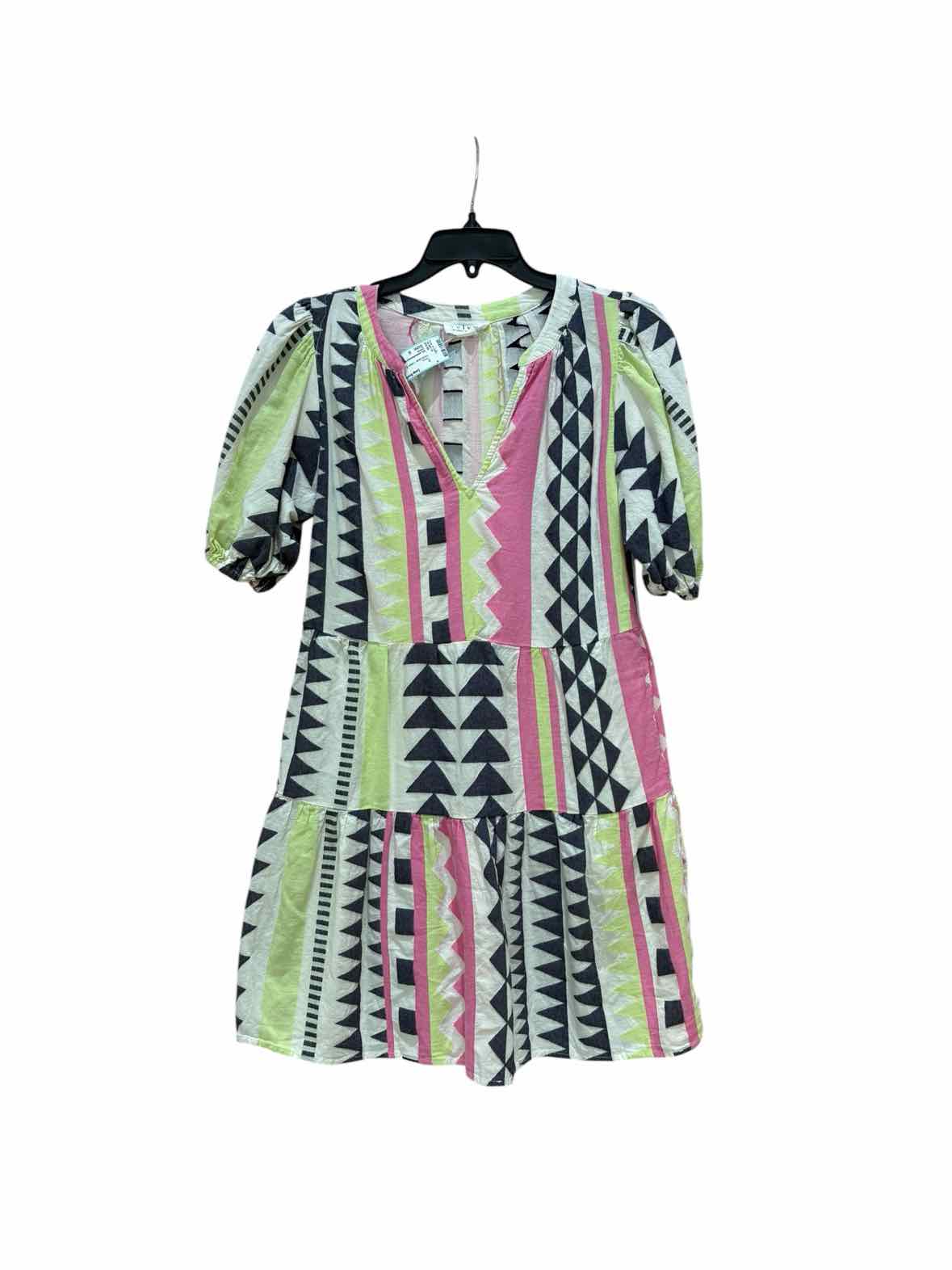 Velvet White Multi Size S Dress