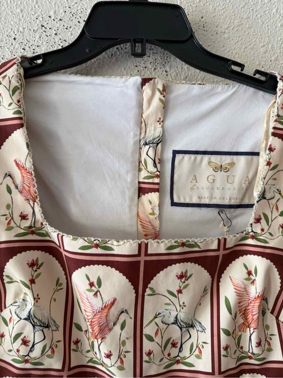 AGUA by agua bendita Cream Multi Size M Dress