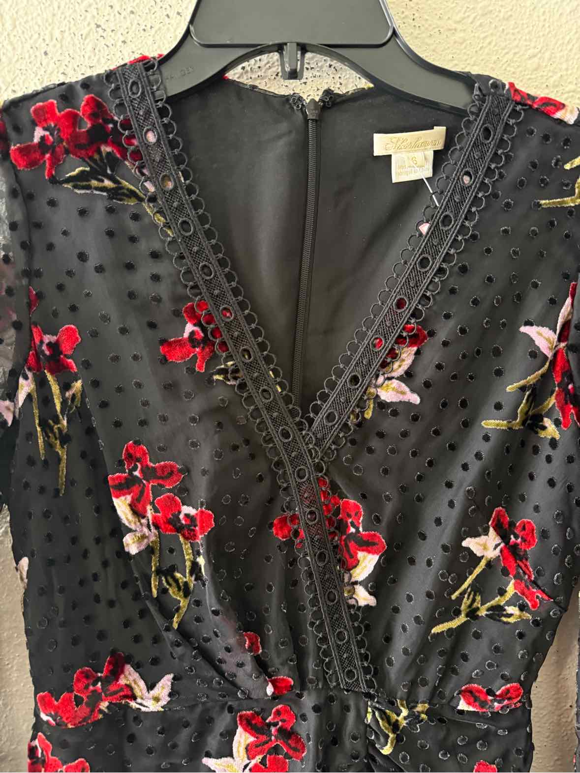 Shoshanna Black Multi Size 6 Dress
