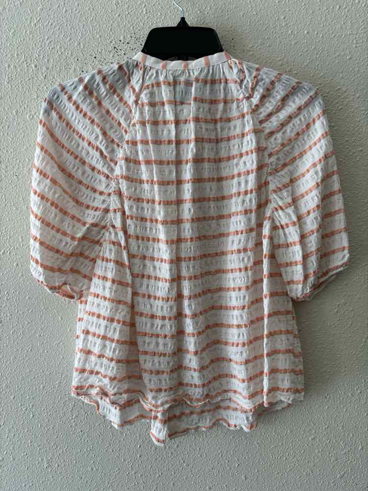 The Shirt White and Orange Size S Shirt
