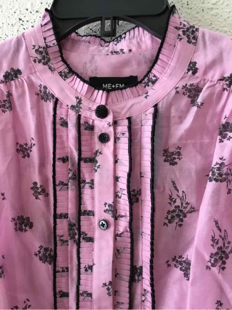 ME + EM Pink and Black Size 8 Shirt
