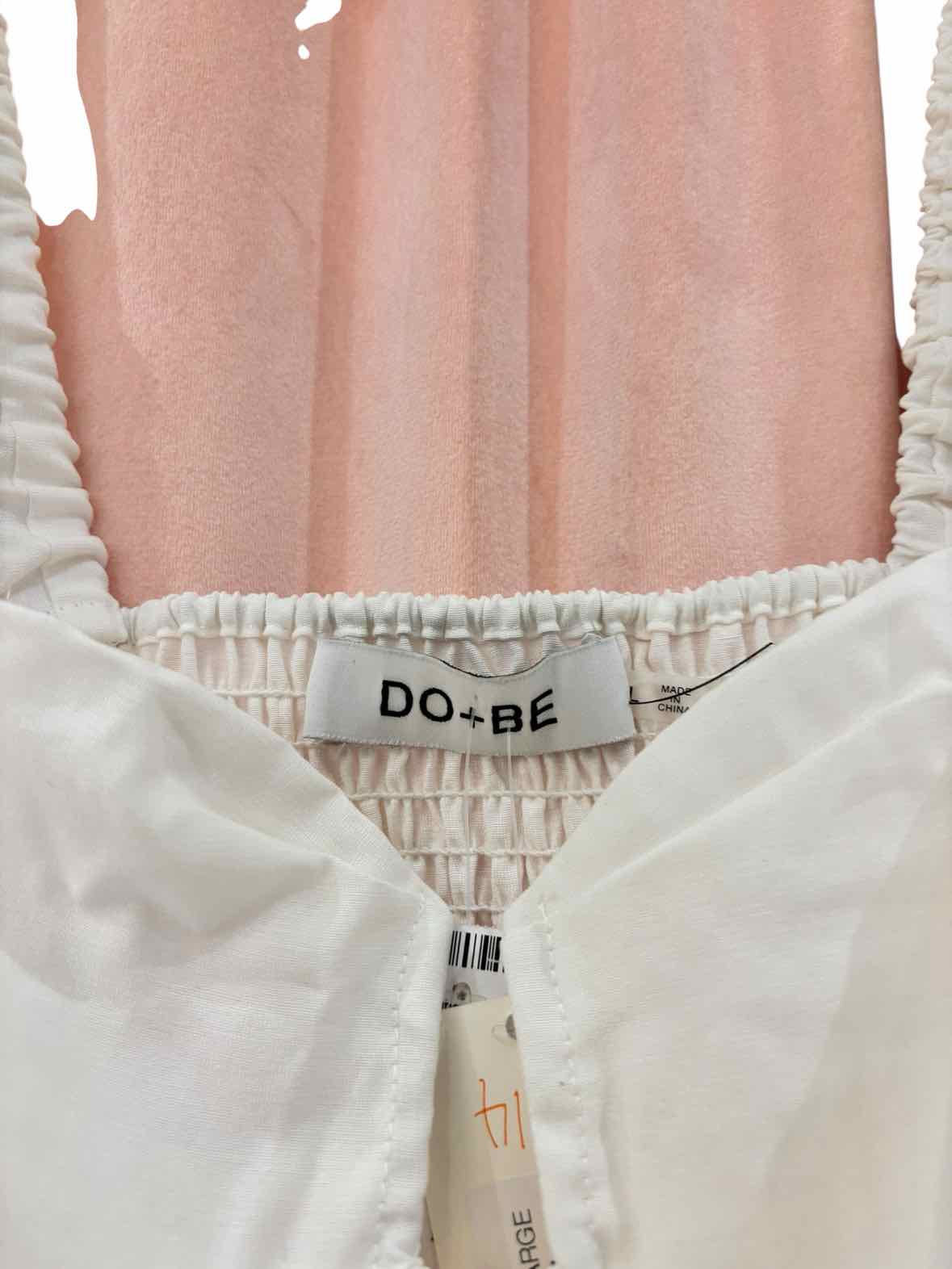 DO + BE White Size L Blouse