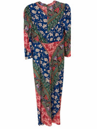 Veronica Beard Blue and Green Size 2 Dress