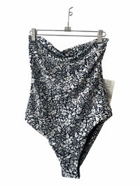 Onia Navy and White Size L Swimsuit