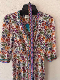 Saloni White Multi Size 2 Dress