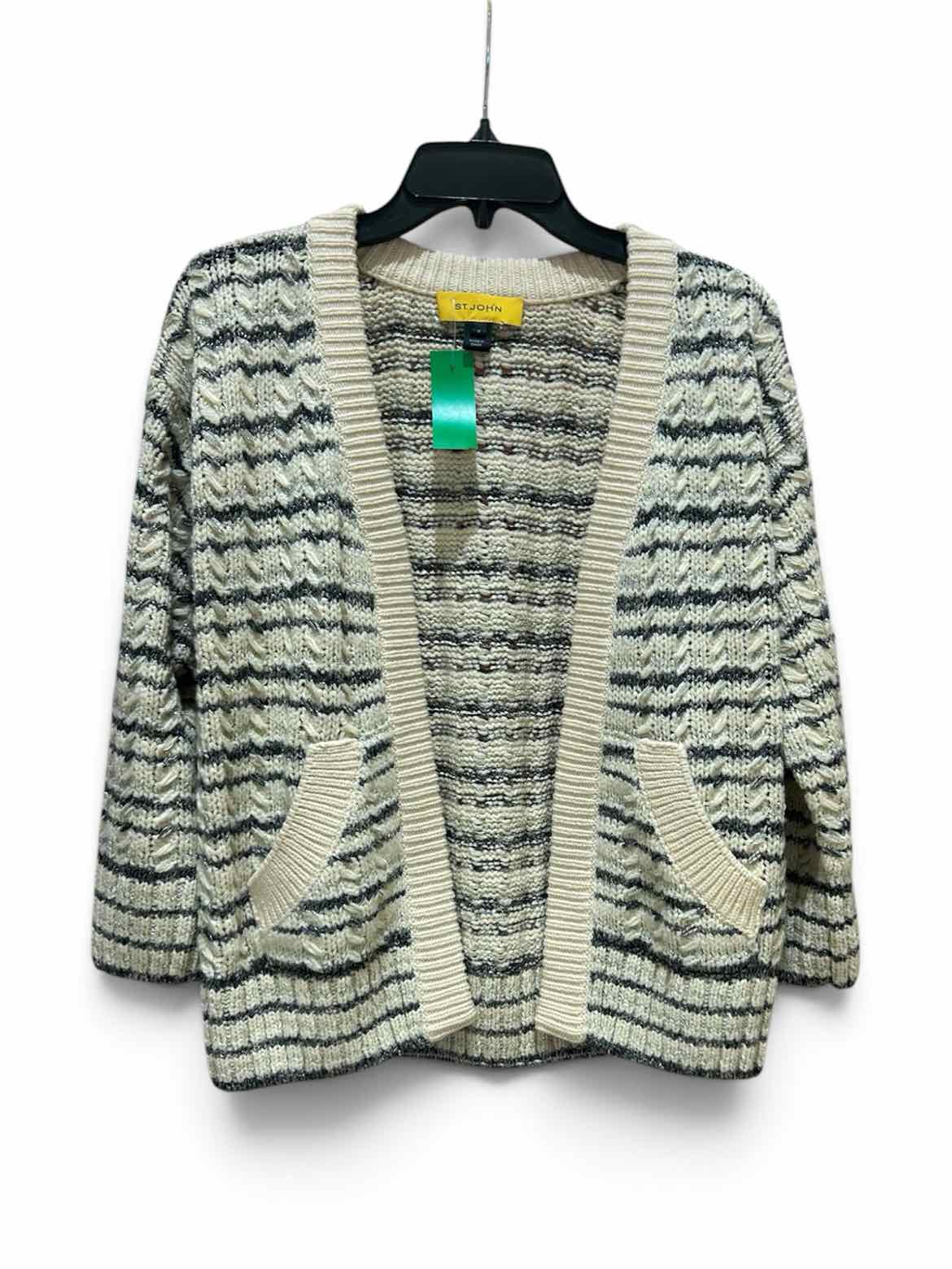 st john white and gray Size P Cardigan