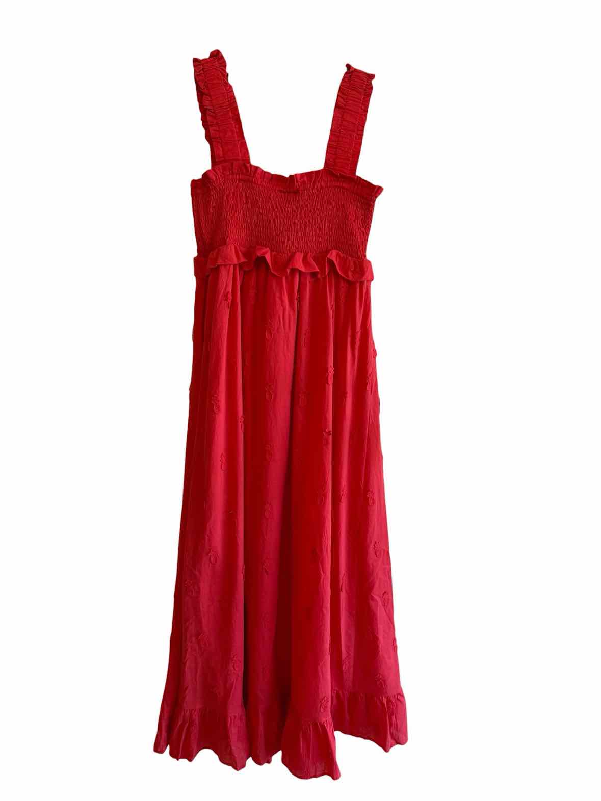 open lace back dress farm rio Red Dress – Swap Boutique