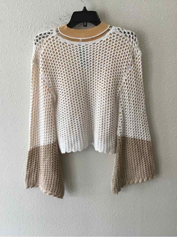 Chloe Yellow and white Size M Sweater
