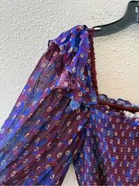 cleobella Burgundy and blue Size M Dress