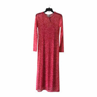 Never Fully Dressed Pink and Red Size 6 Dress