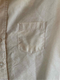 Frank & Eileen Cream Size S Shirt