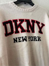 DKNY Jeans Cream Multi Size S Sweater