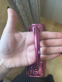 Balenciaga Hourglass XS Top Handle Bag Metallic Pink Handbag