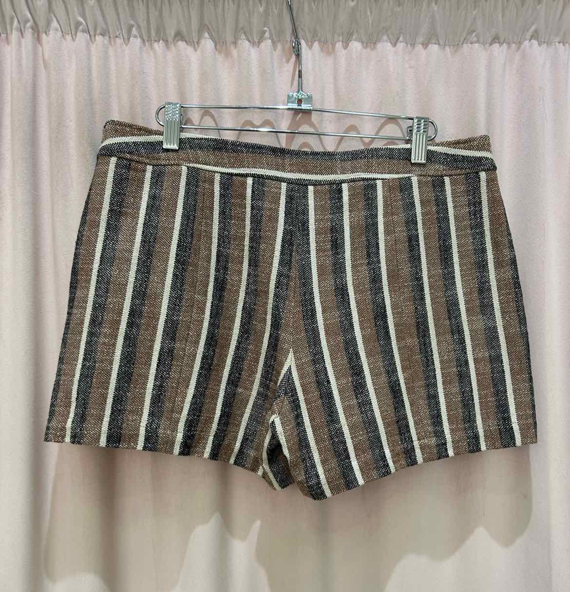 Theory Brown multi Size 8 Shorts