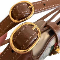Gucci Brown and Tan Handbag