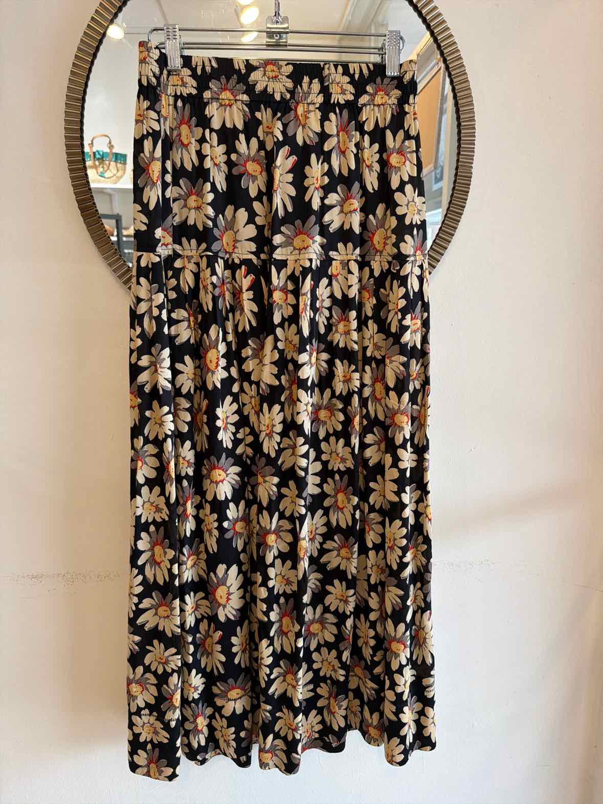 The Great black & cream multi Size 1 Skirt