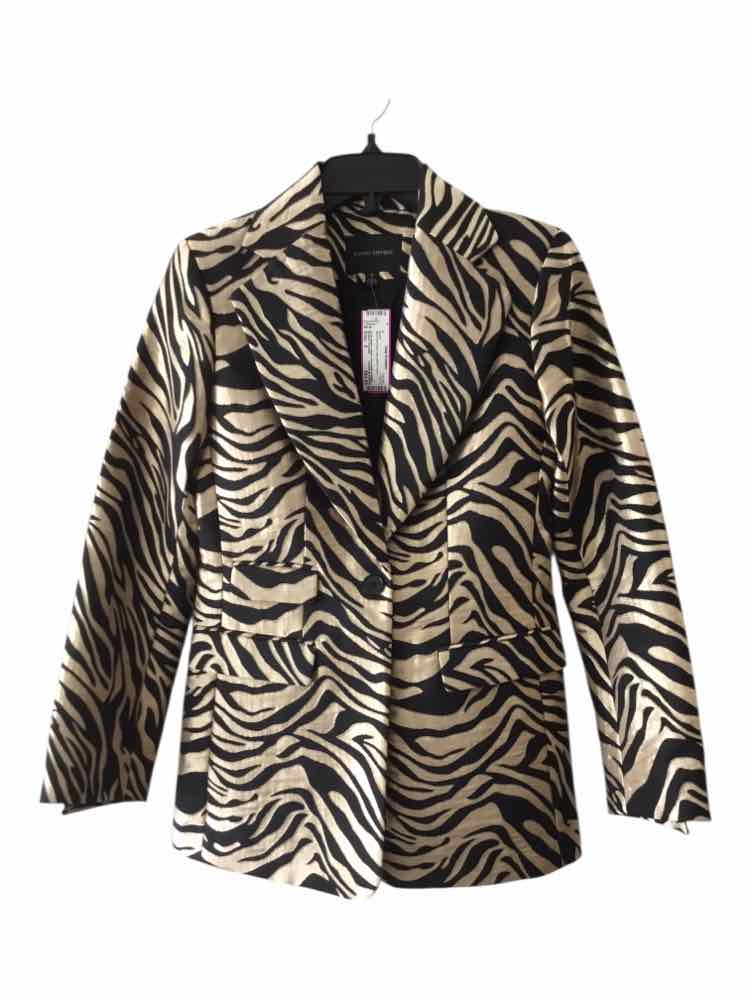 Banana Republic Black and Gold Size 0 Blazer