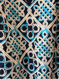 Trina Turk navy multi Size 16 Dress