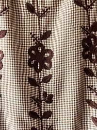 Mi Golondrina brown and white Size XS Dress