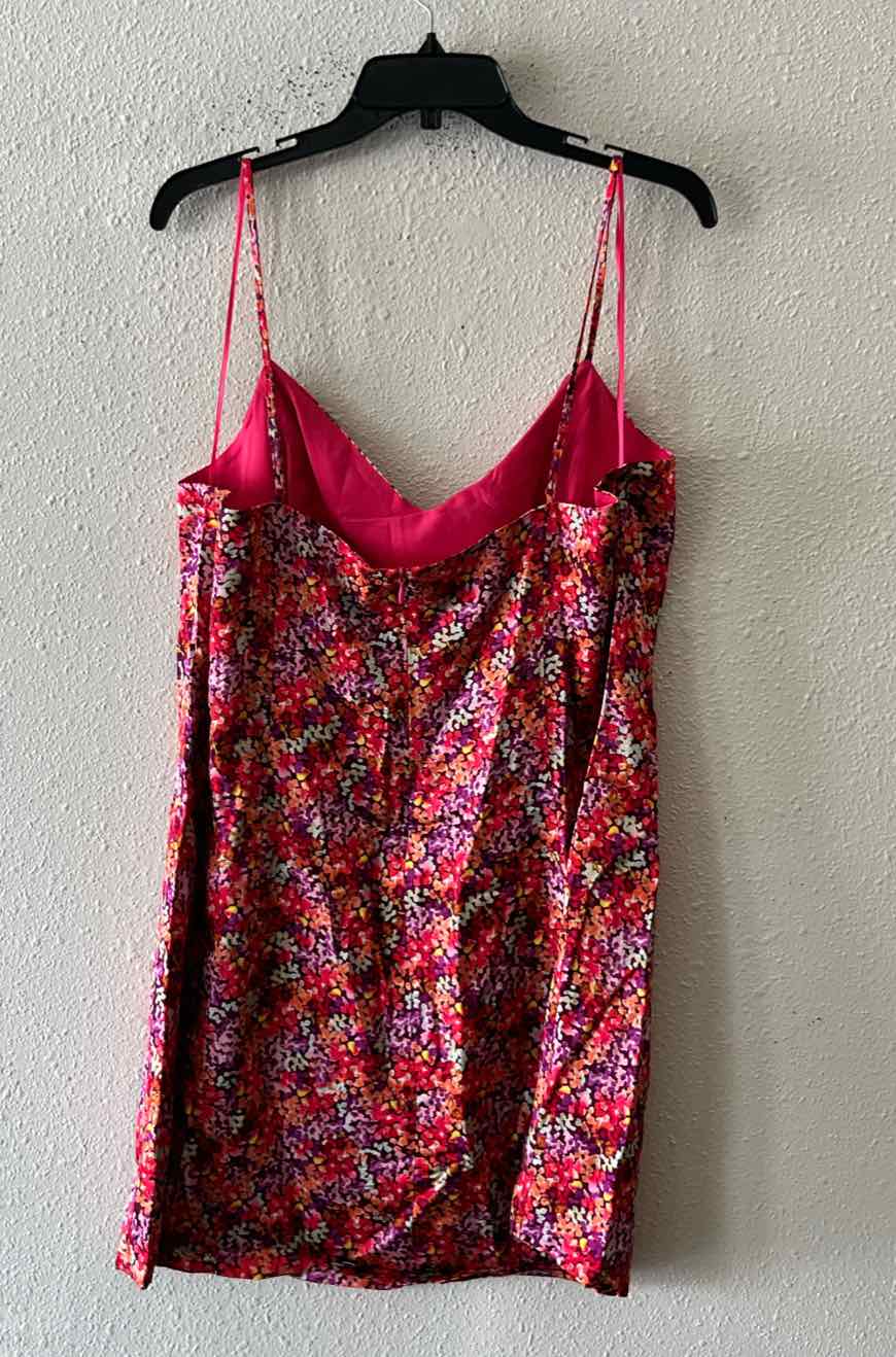 French Connection Orange Multi Size 14 Dress