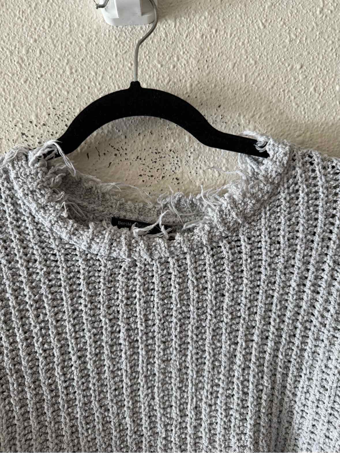 Bershka grey Size S Sweater