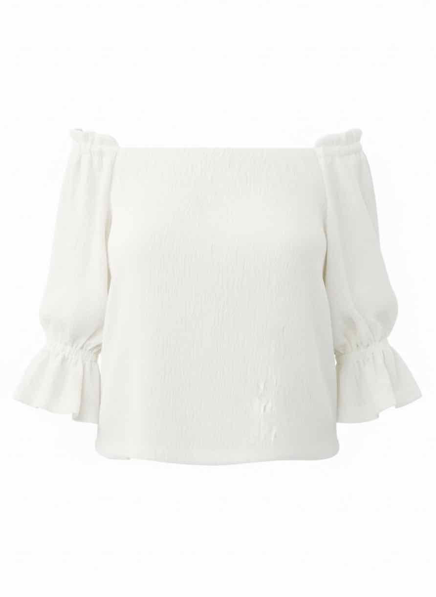 Trina Turk White Size L Shirt