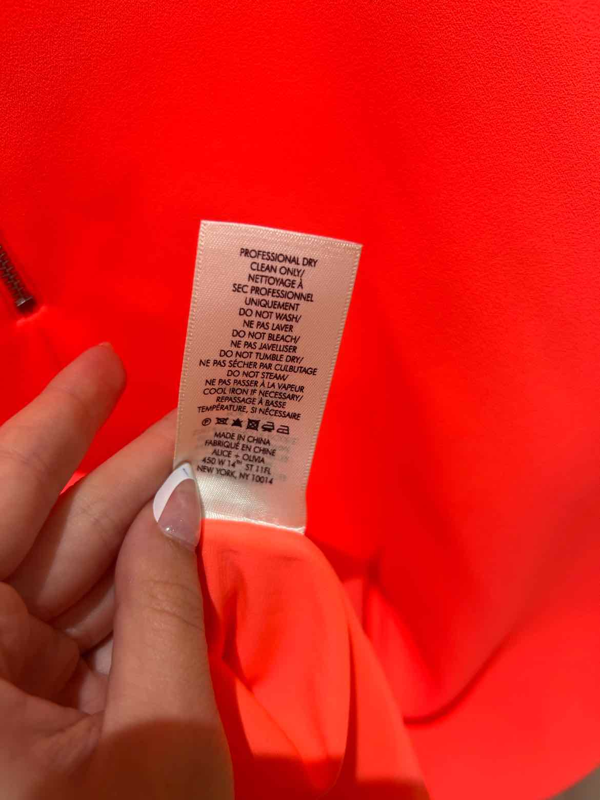 alice + olivia Neon Pink Size 2 Dress