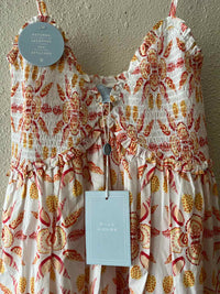 Hill House White Multi Size M Dress