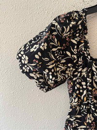 LOST + WANDER Black Multi Size S Dress