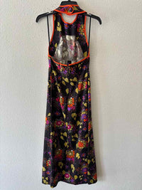 No Label Black Multi Size 38 Dress