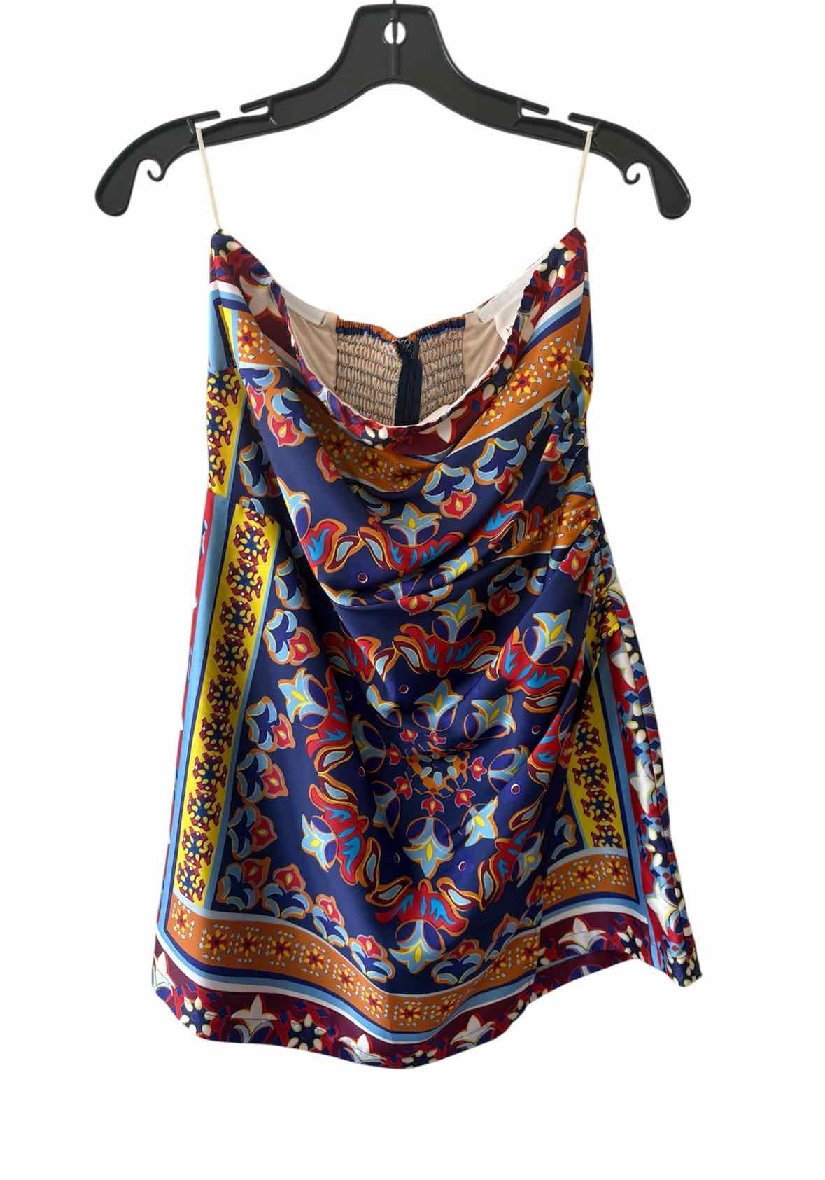 Lavender Brown Blue Multi Size M Romper