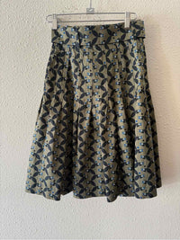 Akris punto Olive Multi Size 2 Skirt