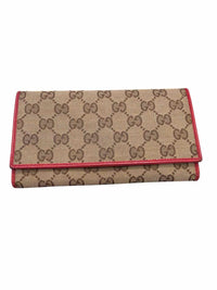 Gucci Beige and Red Wallet