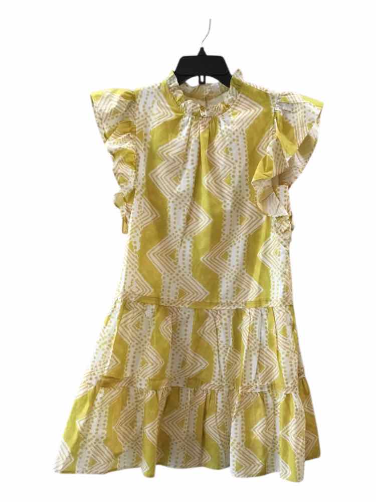 Pinch Mustard and white Size S Dress