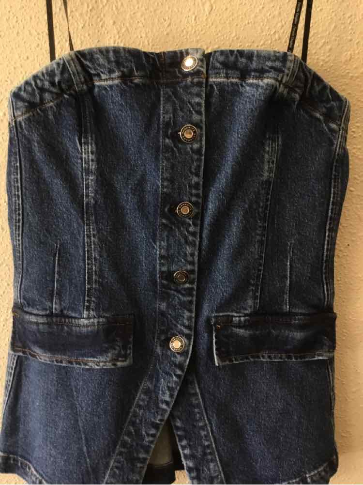 Favorite Daughter Dark Wash Size 2 Bustier