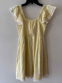 Love Shack Fancy Butter Yellow Size S Dress