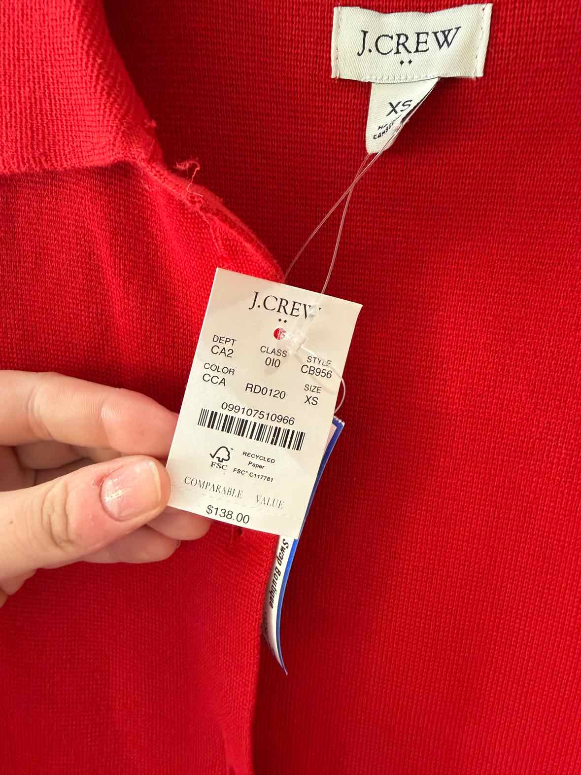 J. Crew Red Size XS Jacket