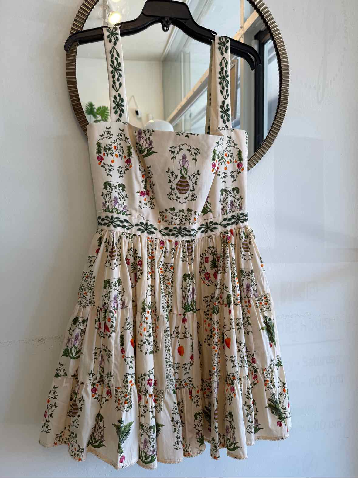 Agua creme and green Size M Dress