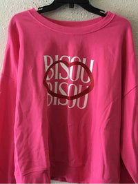 maeve Pink and White Size XL Sweatshirt