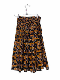 Prada Blue and Mustard Size 38 Skirt