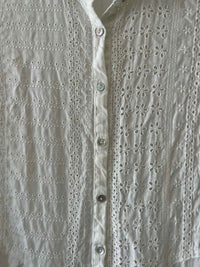 120% Lino White Size 12 Dress