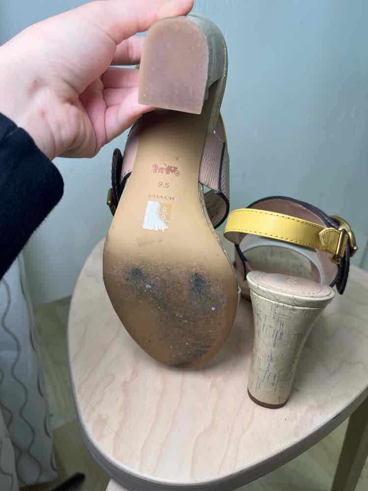 Coach Yellow Size 9.5 Shoes