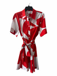 Milly Red and white Size 12 Dress